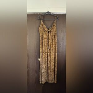 Leopard Print Sleeveless Dress